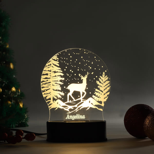 LED Personalized Christmas Lamp