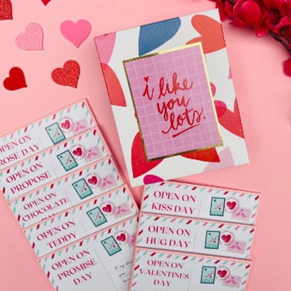 Letters - Valentines Week - Set Of 8