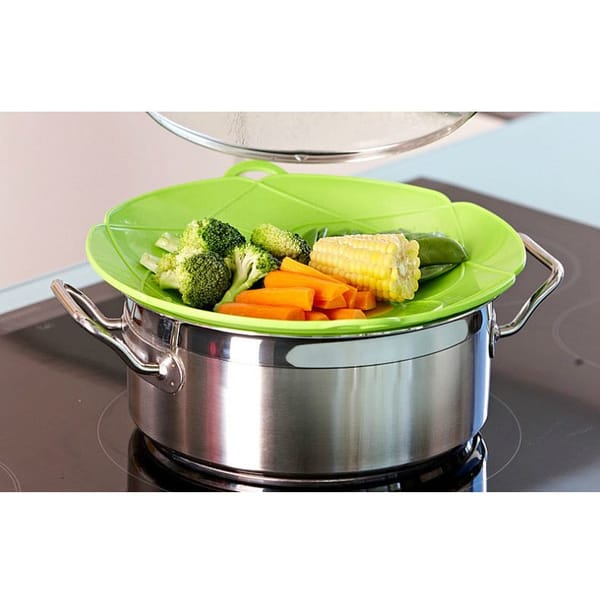 Lid Spill Stopper For Pan - Red - Single Piece