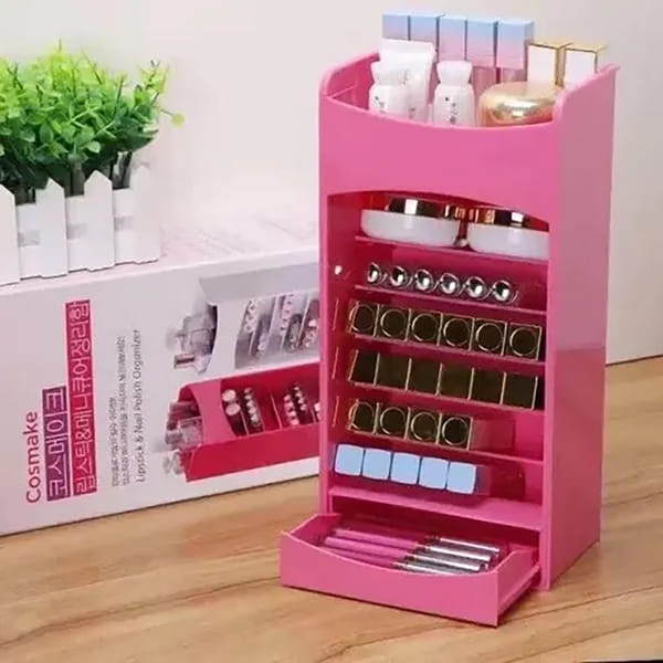 Makeup Organizer - Vertical - 8 Slot - Single Piece
