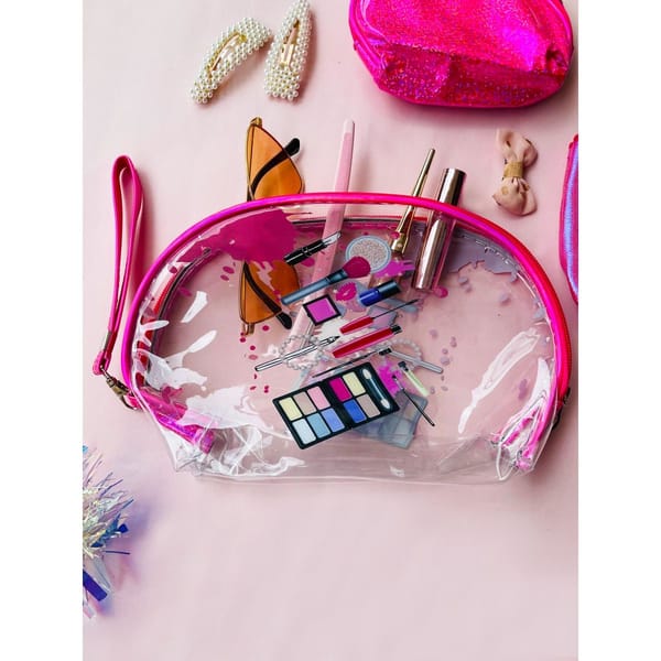 Makeup Pouch - Transparent - Set Of 3