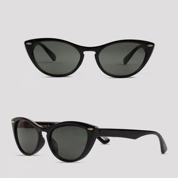 Malaga - Black - Far Left Sunglasses