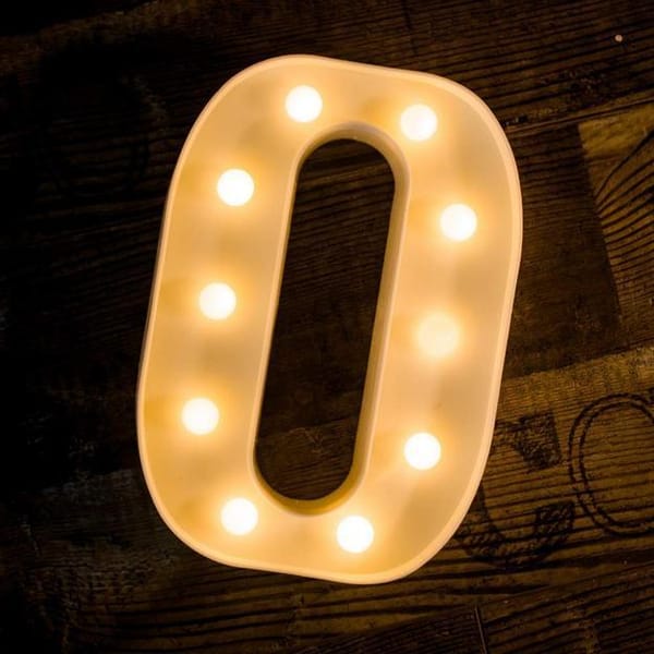 Marquee Light - Alphabet - Single Piece