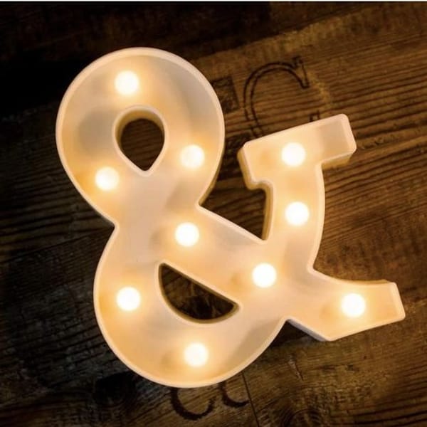 Marquee Light - Alphabet - Single Piece