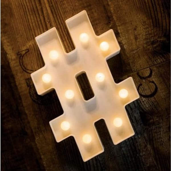 Marquee Light - Alphabet - Single Piece