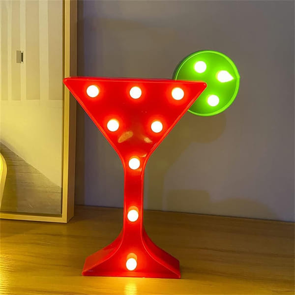 Marquee Light - Cocktail Glass - Single Piece