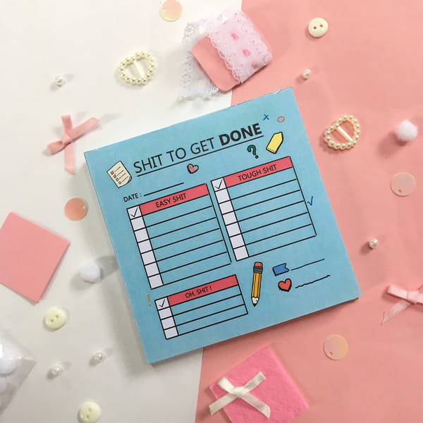 Memo Block - Shit To Get Done