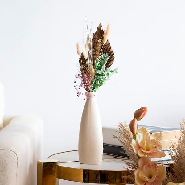 Modern Ceramic Vase - Glazed - Glazed - Single Piece