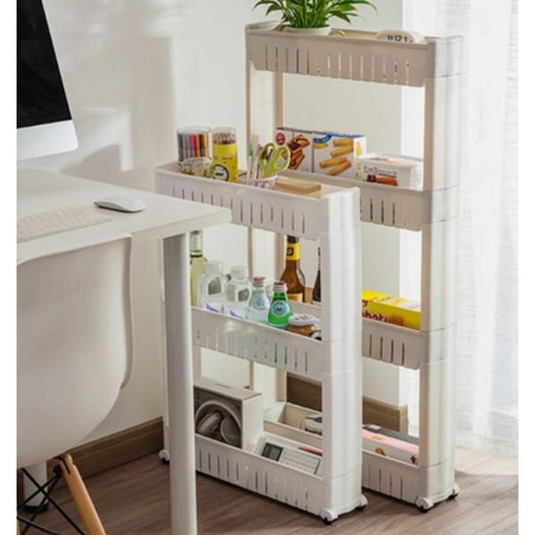 Multipurpose Storage Rack With Wheels