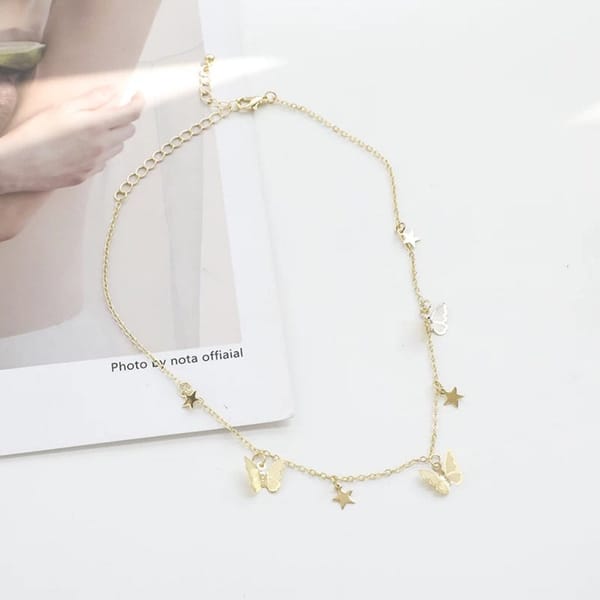 Necklace - Butterfly Star - Single Piece - Juju Joy