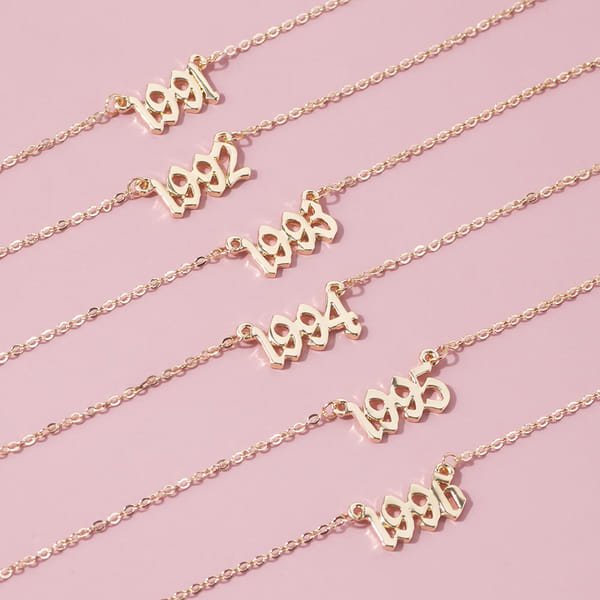 Necklace - Year - Single Piece - Juju Joy