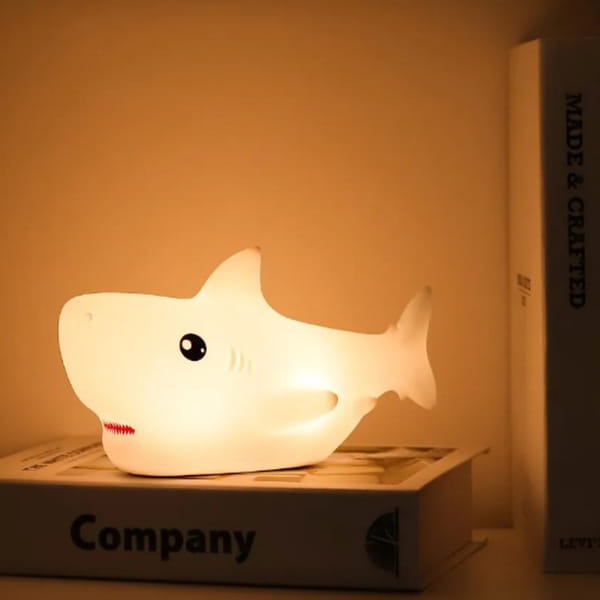 Night Light - Fish - White - Single Piece