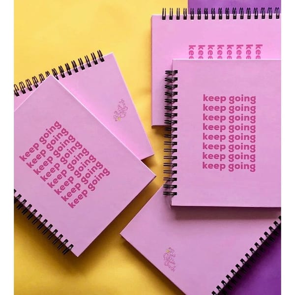 Notebook - Keep Going - Pink