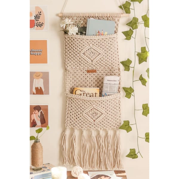 Organizer - Boho - Double Pocket - Single Piece