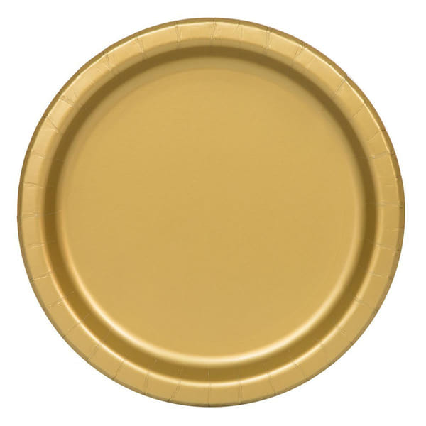 Paper Plates - Plain - Set Of 16 - 9in