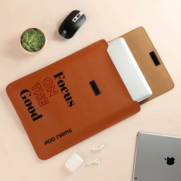 Personalized - Laptop Sleeve With Stand - Convertible - Single Piece