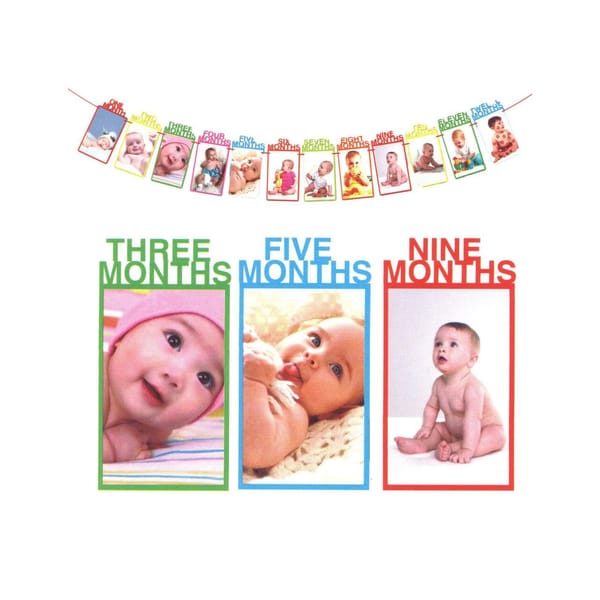 Photo Banner - 12 Months Baby