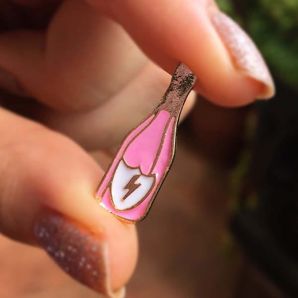 Pin - Champagne Bottle