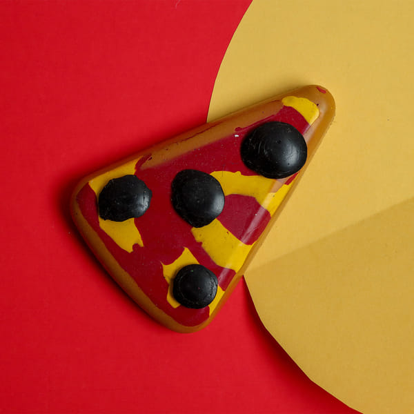 Pizza-Shaped Crayon - Single Piece