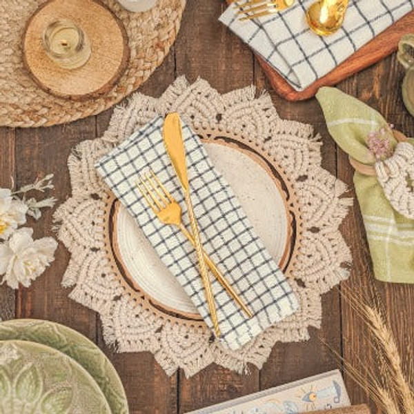 Placemats - Bohomian - Wooden - Single Piece