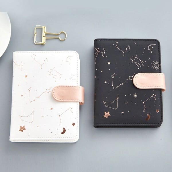 Planner - Constellation Zodiac Premium - Black And Rosegold - Single Piece