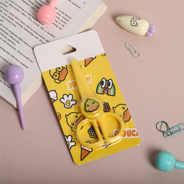 Plastic Duck Scissors - Kids Safe - Single Piece