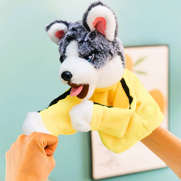 Playful Dog Boxing Hand Puppet - Assorted - Single Piece