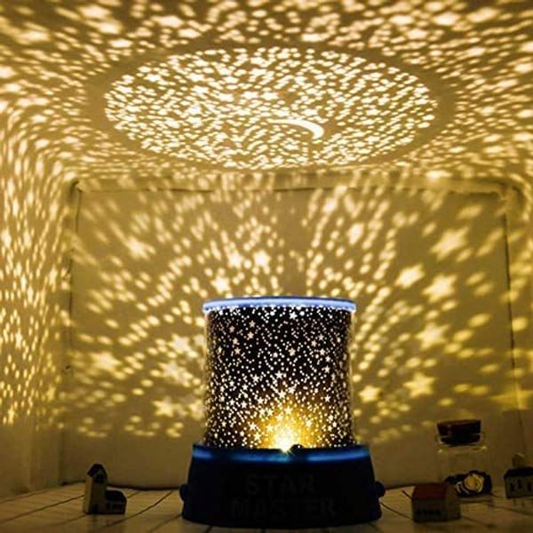 Projector Lamp - Stars - Multi Color - Single Piece