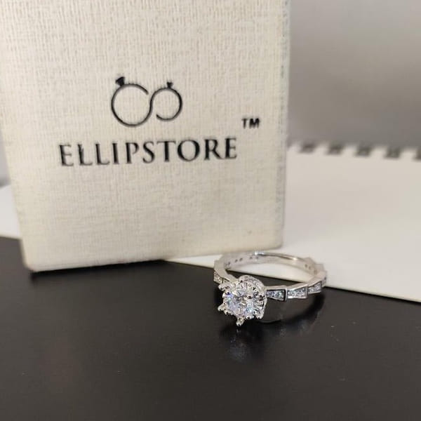 Ring - Floral Diamond - Single Piece