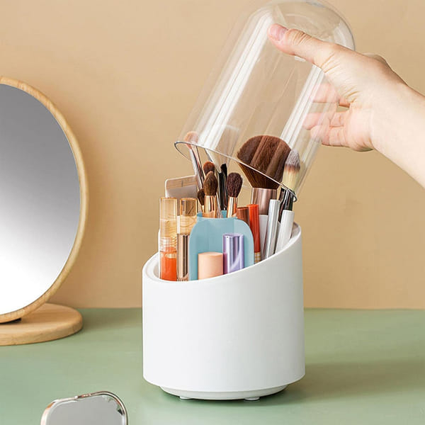 Rotating Makeup Brush Organizer - Assorted - Single Piece