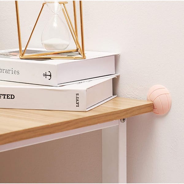 Self Adhesive Silicon Wall & Door Protector, Silencer & Guard Assorted Colors Set Of 6