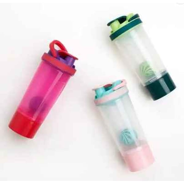Shaker Bottle With Cup - Single Piece