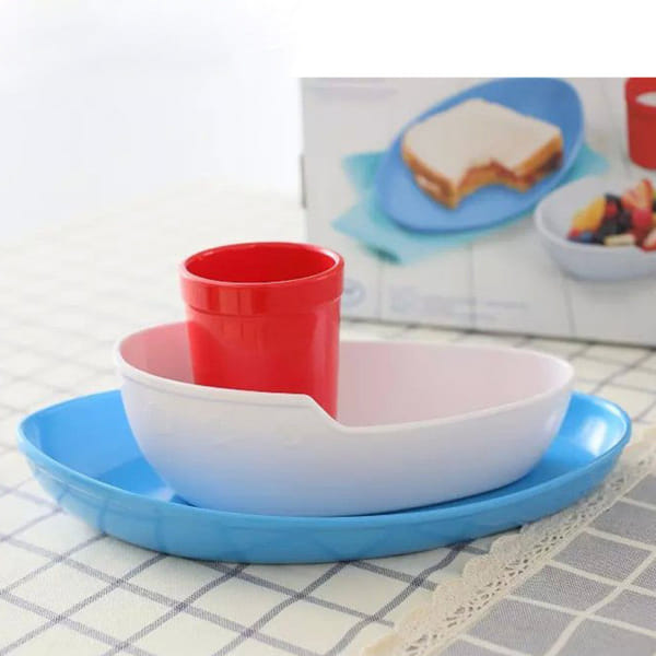 Ship Boat Melamin Cutlery Set