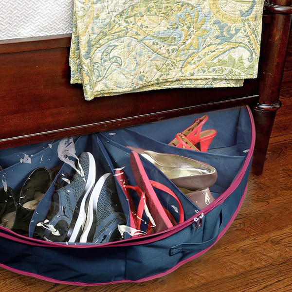 Shoe Organizer - 12 Compartments - Wheel - Single Piece