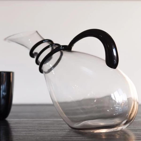 Slanted Glass Decanter