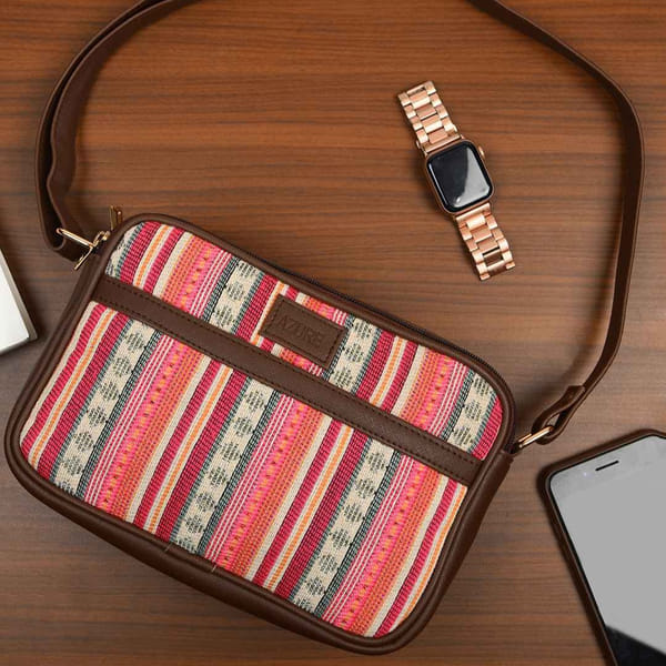 Sling Bag Pink Single Piece