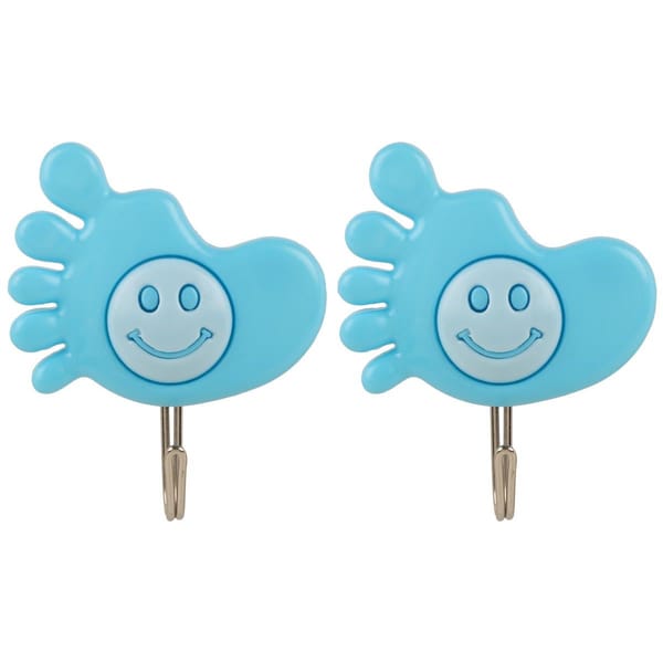 Smiley Hooks - Feet - Set Of 2 - Assorted