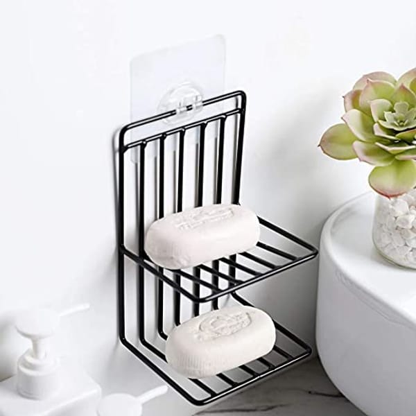 Soap Holder - Double Layered - Metal - Single Piece