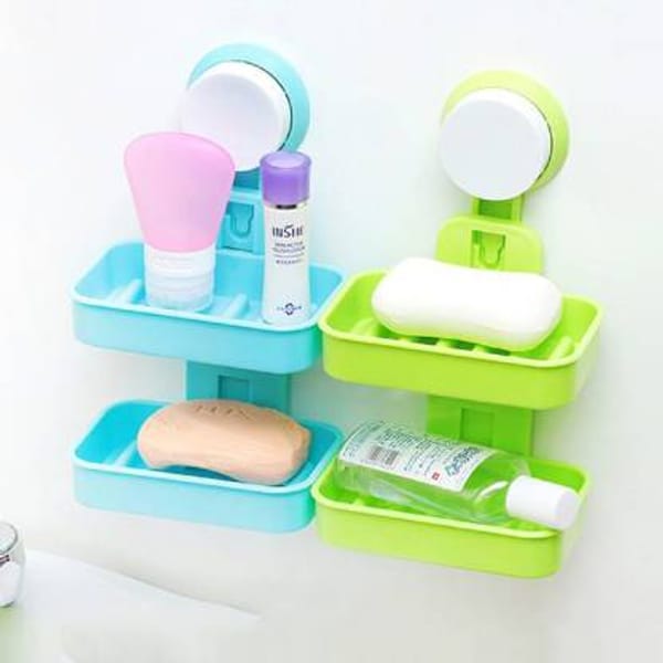 Soap Holder - Two Layered - Colorful - Single Piece