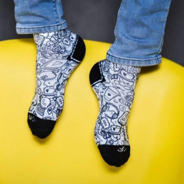 Socks - Social Circle Men & Women Ankle Length Socks (Large) Men & Women: India/Uk Shoe Size: 8 - 10