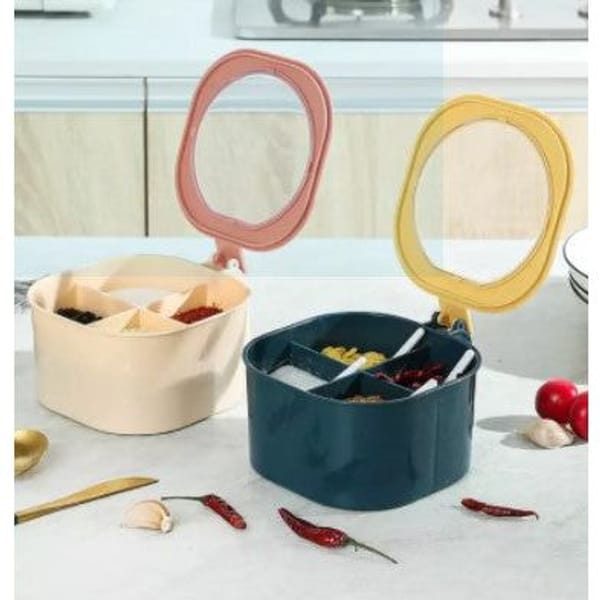 Spice Box - 4 Slots - Single Piece