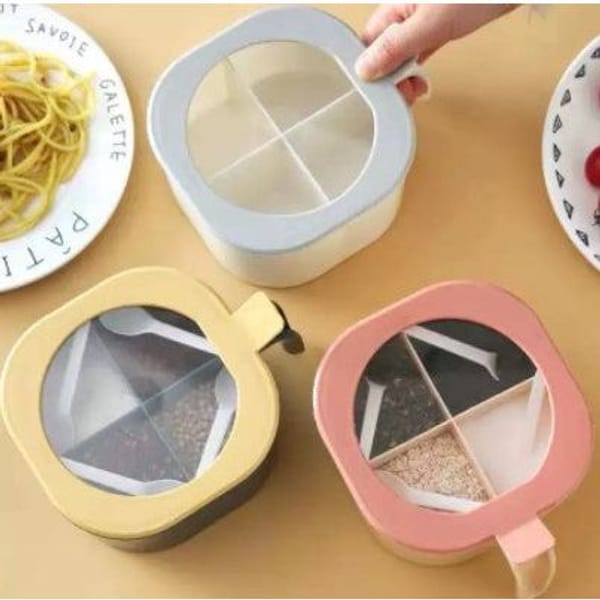 Spice Box - 4 Slots - Single Piece