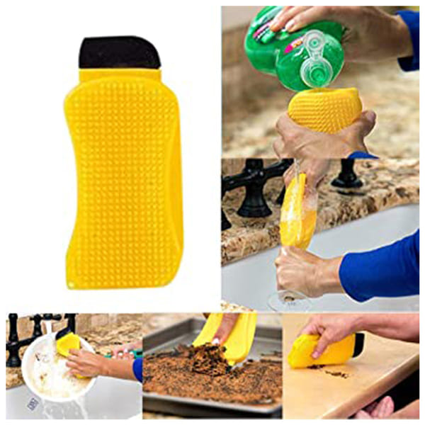 Sponge Cleaning Dish Brush - Silicone