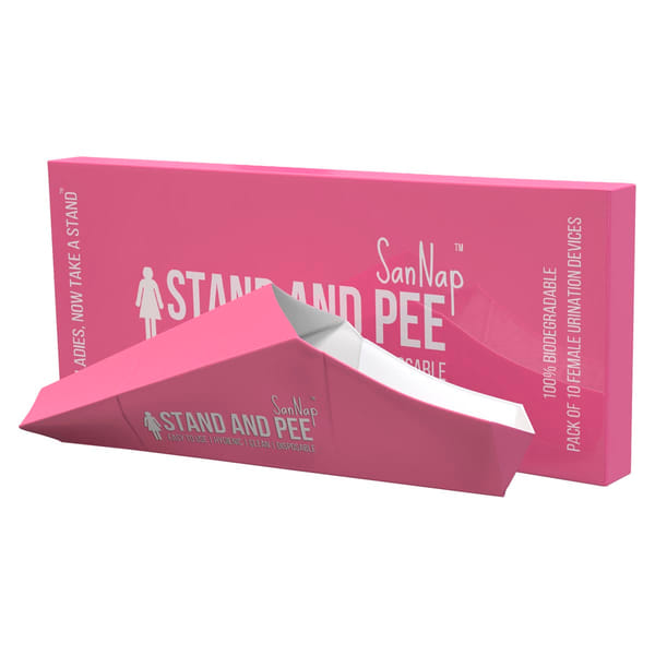 Stand And Pee Disposable Female Urine Director For Women - 5 Funnels