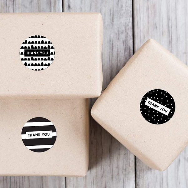 Stickers Roll - Thank You Label - Set Of 500