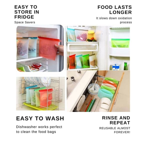 Storage Bag - Silicone - Single Piece