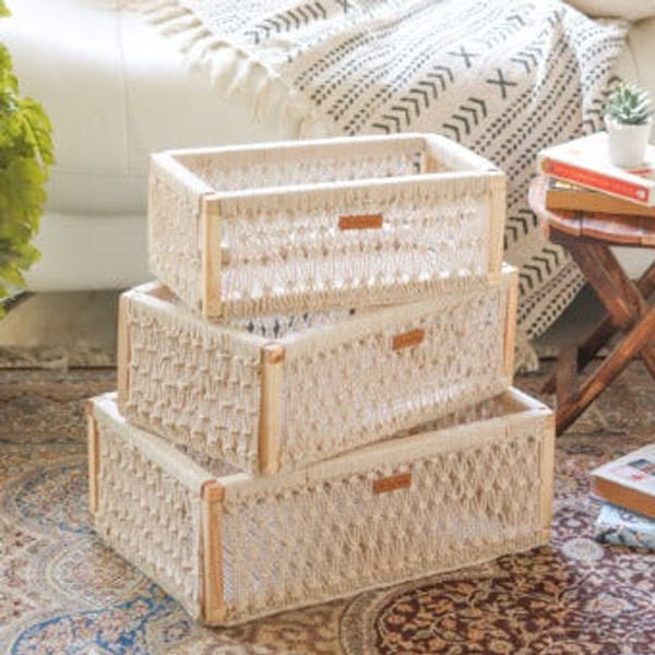 Storage Box - Boho - Set Of 3