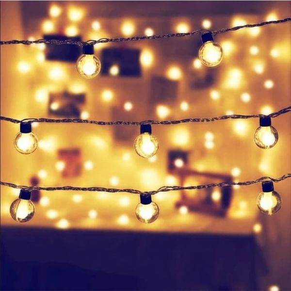 String Lights - Globe - 20 Bulbs - 2.5 Mtr