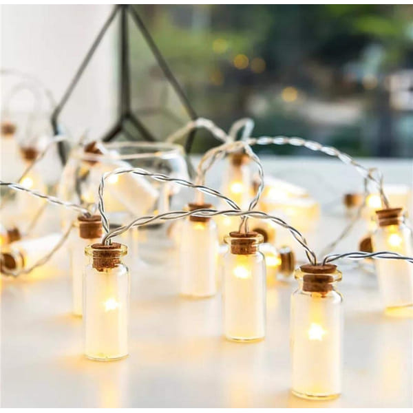Strings Lights - Vintage Cork Bottles - 2m