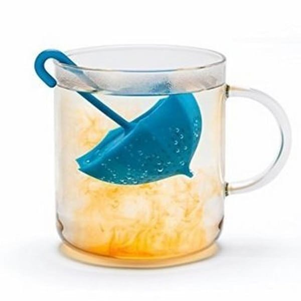 Tea Infuser -  Umbrella - Blue